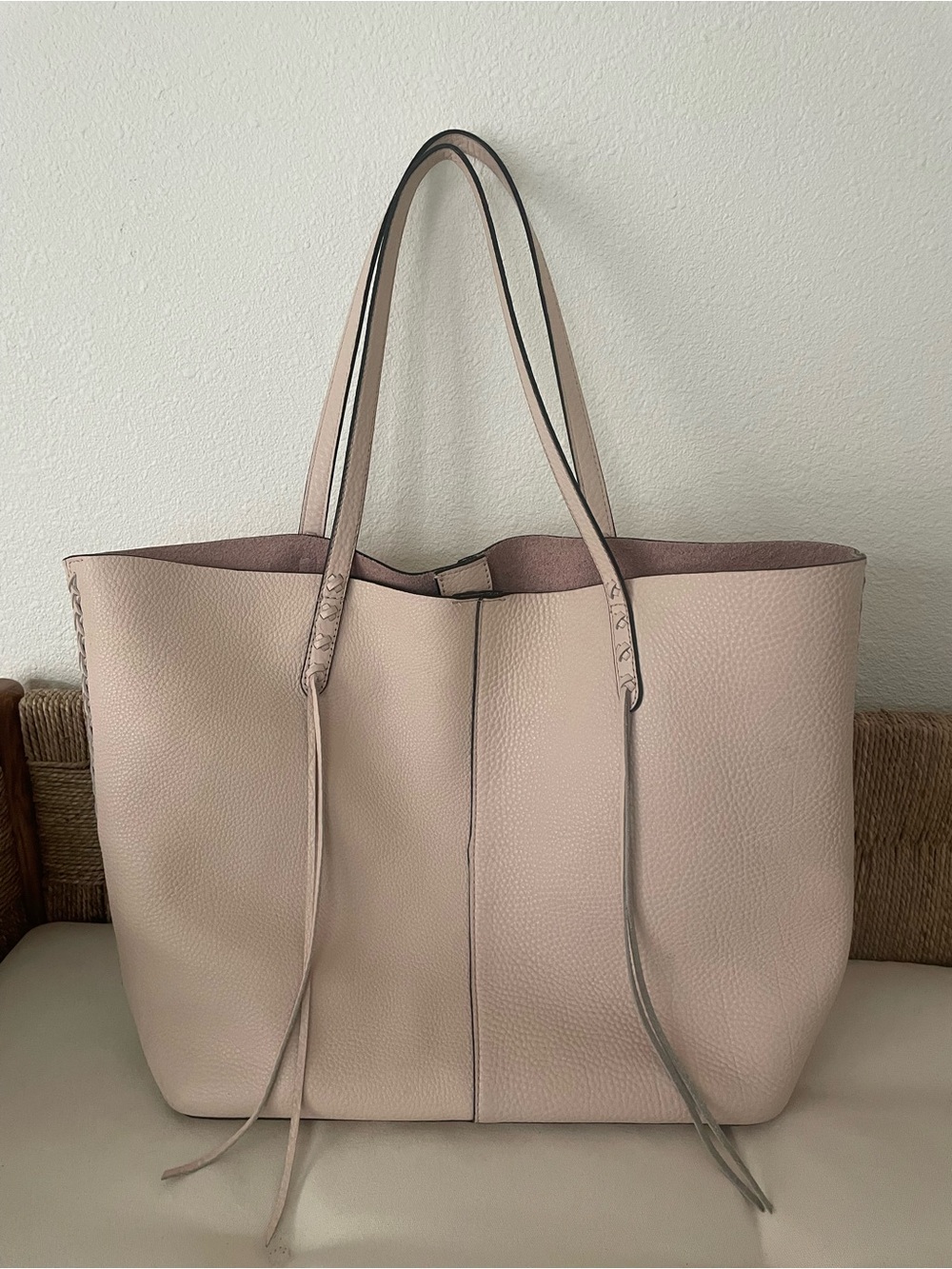 Rebecca Minkoff Pale Blush Leather Tote